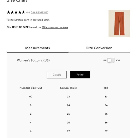 NWT J.Crew Stratus Pant PS in Toasted Paprika - Picture 8 of 8